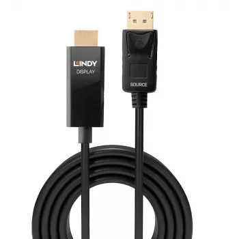Lindy 2 m aktívny DisplayPort na HDMI kábel s HDR