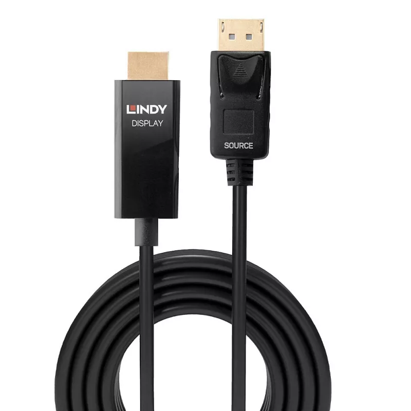 Lindy 2 m aktívny DisplayPort na HDMI kábel s HDR
