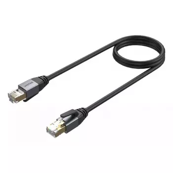 Sieťový kábel UNITEK C18149AGY03-2M RJ-45 Cat8 2 m čierny