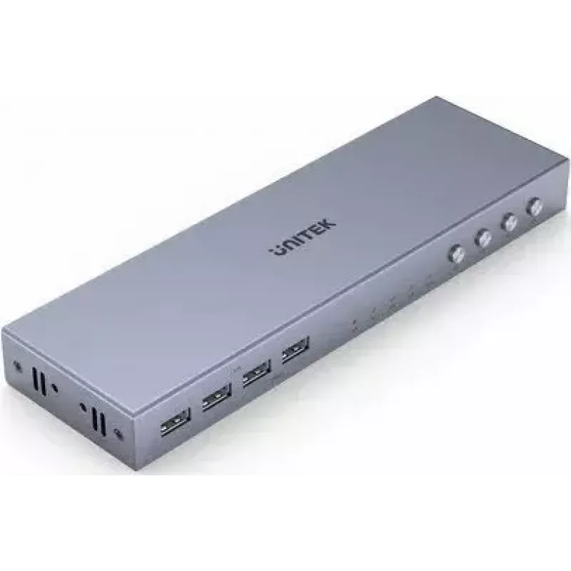 Unitek V306A Prepínač KVM 4K HDMI 2.0, 4 vstupy, 1 výstup, USB