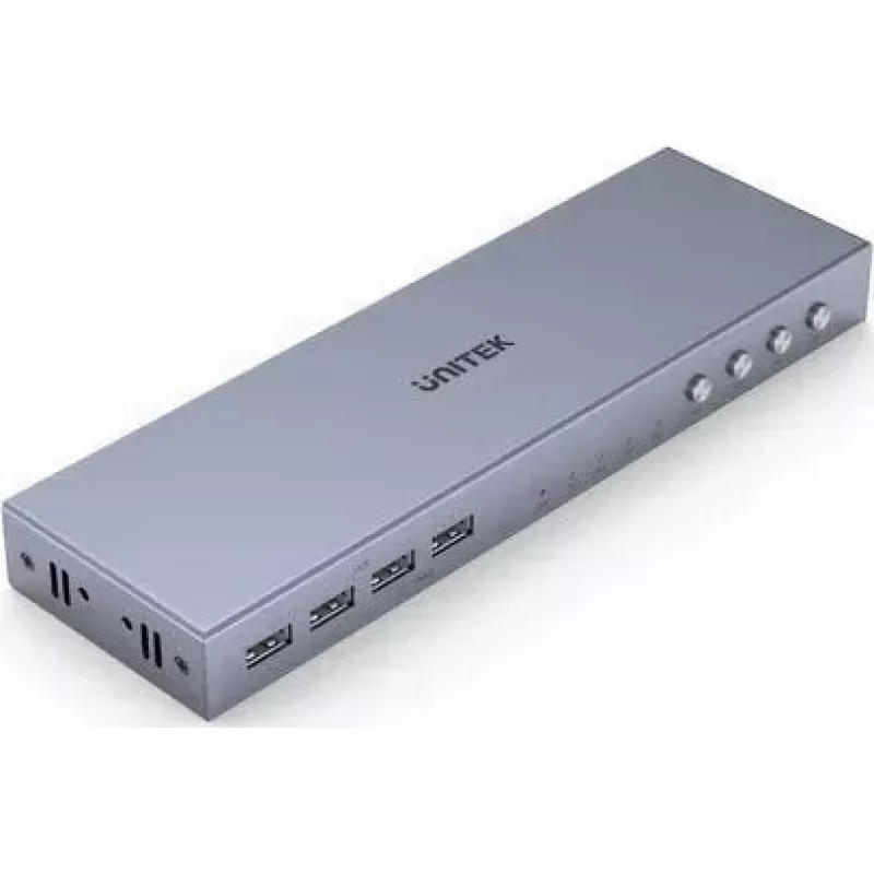 Unitek V306A Prepínač KVM 4K HDMI 2.0, 4 vstupy, 1 výstup, USB