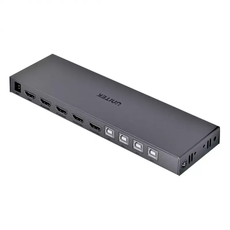 Unitek V306A Prepínač KVM 4K HDMI 2.0, 4 vstupy, 1 výstup, USB