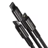 3-in-1 USB kábel Baseus Tungsten Gold CAMLTWJ-01