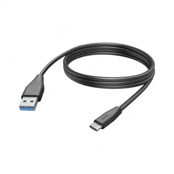 Hama 00201597 USB kábel USB 2.0 3 m USB C USB A čierna
