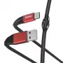 Hama Extreme USB kábel USB 2.0 1,5 m USB A USB C čierny, červený