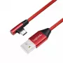 USB kábel LogiLink CU0146 USB 2.0 1 m USB A USB C červený