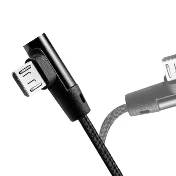USB kábel LogiLink CU0142 USB 2.0 0,3 m USB A Micro-USB B čierny