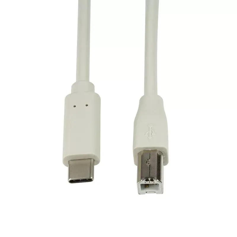 LogiLink CU0160 kábel USB 2.0 USB-C – USB-B, 1 m, sivý