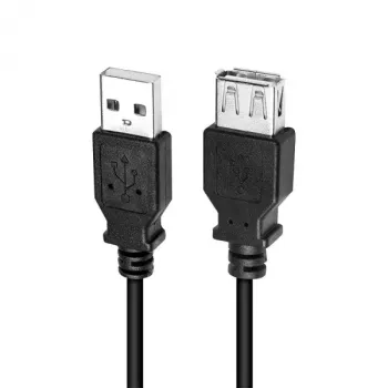 USB kábel LogiLink CU0012B 5m USB 2.0 A na A čierny