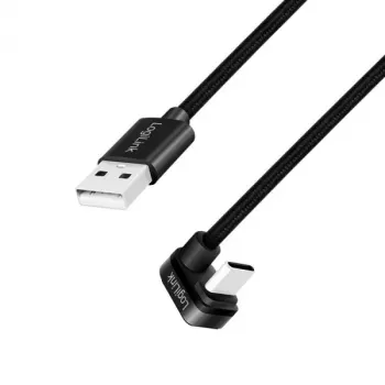LogiLink CU0192 USB kábel USB 2.0 1 m USB A USB C čierny