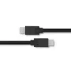 Qoltec 52352 kábel USB-C na USB-C, USB 3.1, 5 Gbit/s, 2,5 m, čierny