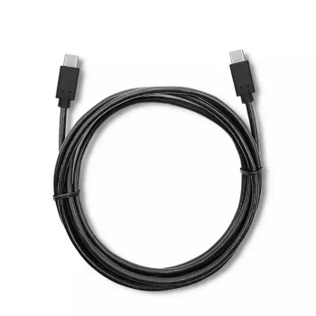 USB kábel Qoltec 52352 2,5 m USB 3.2 Gen 1 USB C čierny