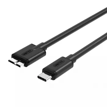 USB kábel UNITEK Y-C475BK USB 3.2 Gen 1 1 m USB-C Micro-USB B čierny