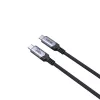 Unitek C14110GY-2M nabíjací kábel USB-C na USB-C, PD 240 W (48 V/5 A), 2 m, čierno-sivý