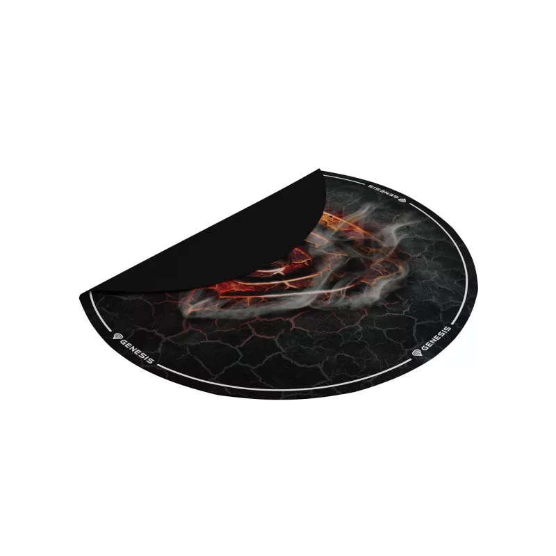 Podložka pod stoličku GENESIS Tellur 400 Round Lava viacfarebná textil guma