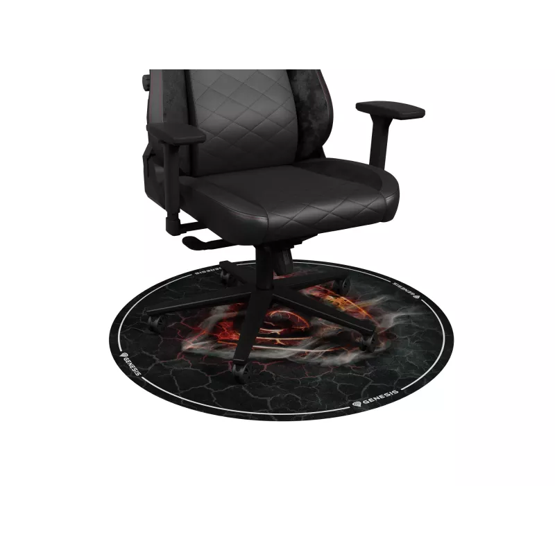 Podložka pod stoličku GENESIS Tellur 400 Round Lava viacfarebná textil guma