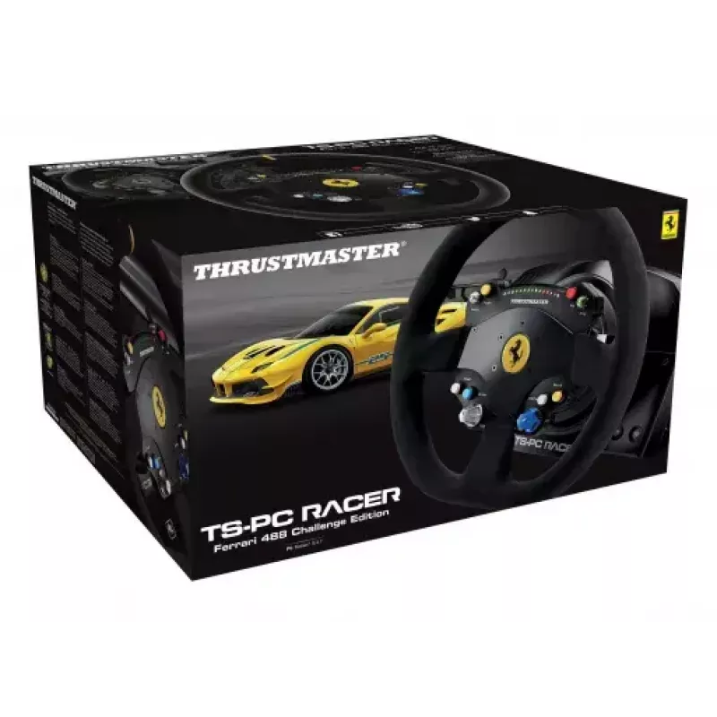 Thrustmaster TS-PC Racer Ferrari 488 Challenge Edition čierny USB 2.0 volant analógový / digitálny