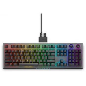 Alienware Tri-Mode AW920K klávesnica herná USB + RF Wireless + Bluetooth sivá