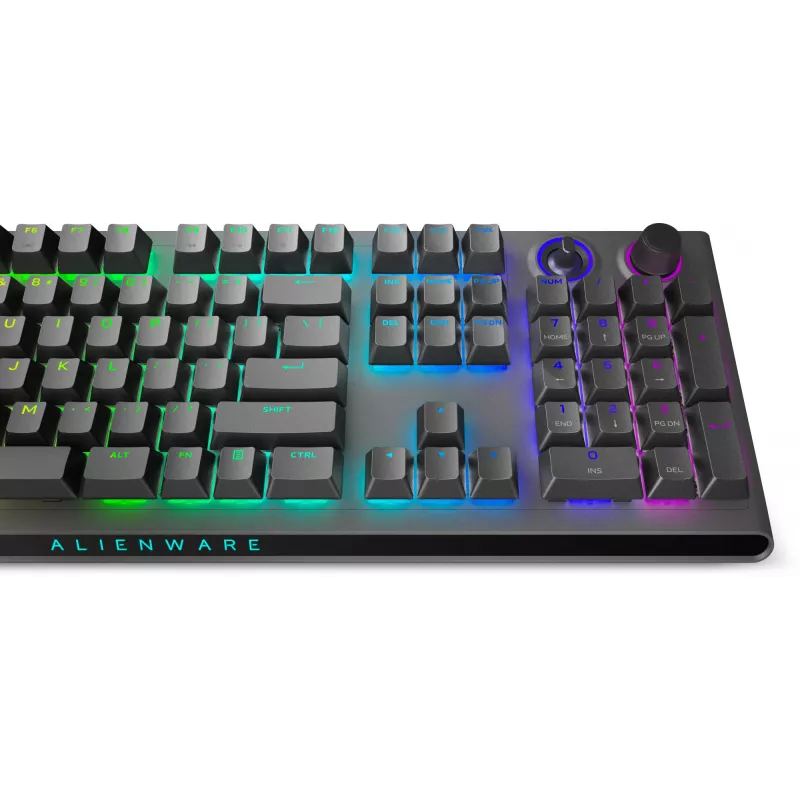 Alienware Tri-Mode AW920K klávesnica herná USB + RF Wireless + Bluetooth sivá