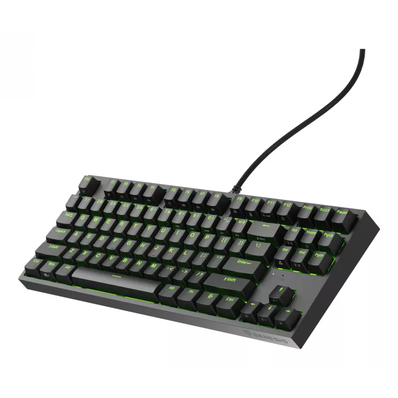 GENESIS Thor 404 TKL klávesnica herná USB QWERTY US International čierna