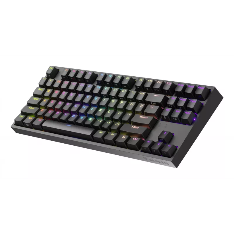 GENESIS Thor 404 TKL klávesnica herná USB QWERTY US International čierna