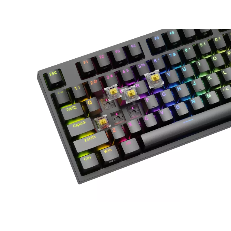 GENESIS Thor 404 TKL klávesnica herná USB QWERTY US International čierna