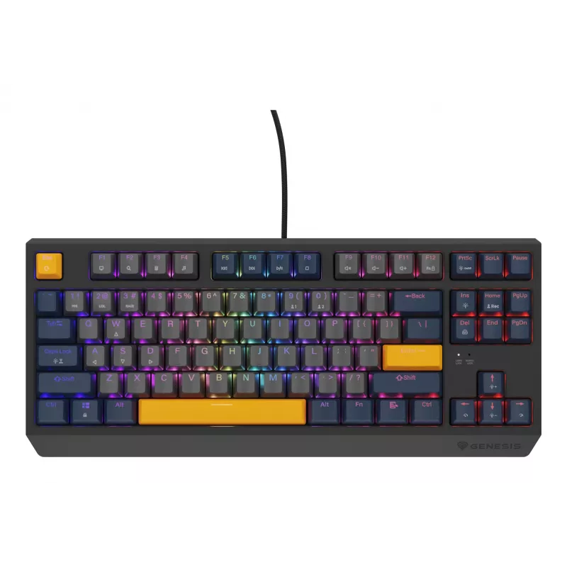 GENESIS Thor 230 TKL klávesnica herná USB QWERTY anglická modrá