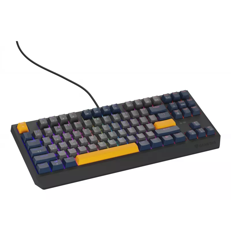 GENESIS Thor 230 TKL klávesnica herná USB QWERTY anglická modrá