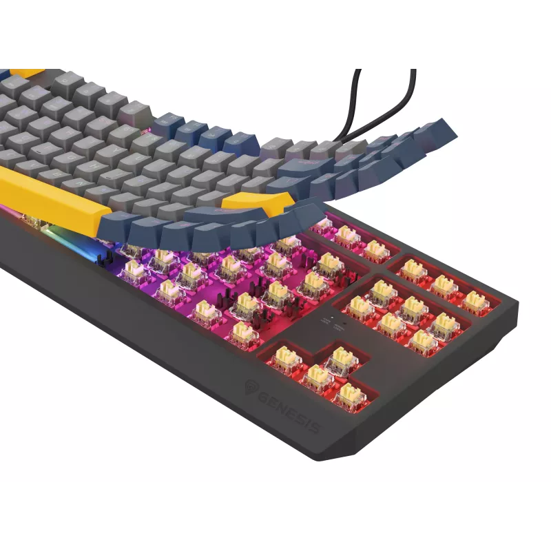GENESIS Thor 230 TKL klávesnica herná USB QWERTY anglická modrá