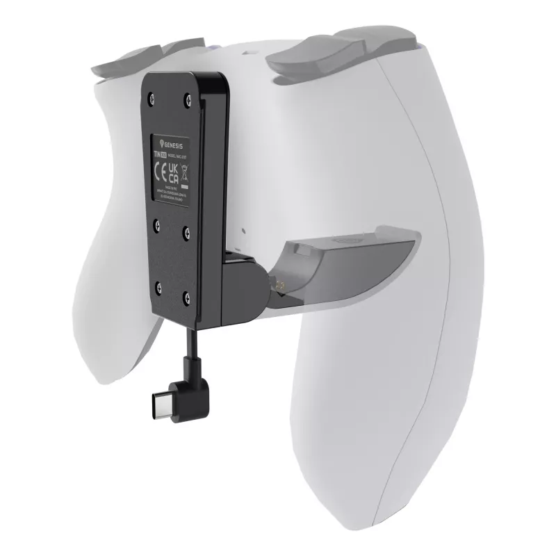 Nabíjací systém GENESIS Tin 305 PlayStation 5 slim káblový čierna biela