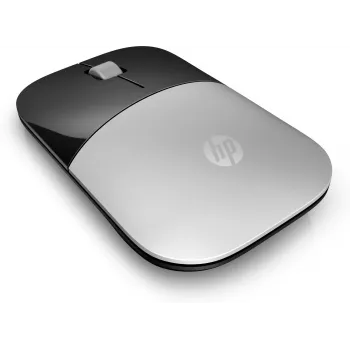 HP Z3700 strieborná bezdrôtová myš, obojručná, optická, RF Wireless, 1200 DPI, strieborná