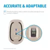 HP 410 štíhla Silver Bluetooth myš, obojručná, Bluetooth, 2000 dpi, strieborná