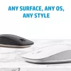 HP 410 štíhla Silver Bluetooth myš, obojručná, Bluetooth, 2000 dpi, strieborná