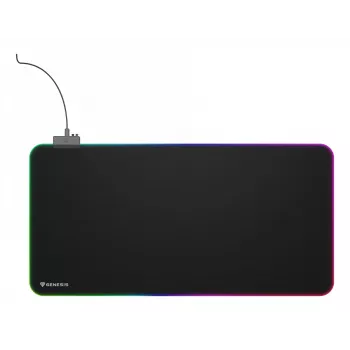 GENESIS Boron 500 XXL RGB herná podložka pod myš čierna