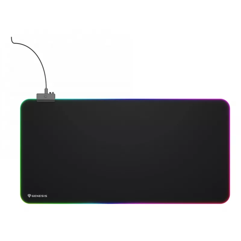GENESIS Boron 500 XXL RGB herná podložka pod myš čierna
