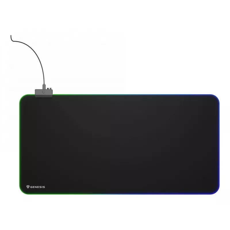 GENESIS Boron 500 XXL RGB herná podložka pod myš čierna