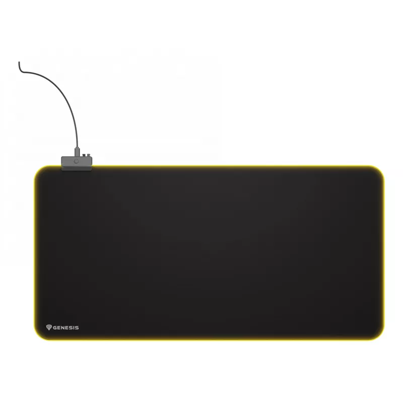 GENESIS Boron 500 XXL RGB herná podložka pod myš čierna