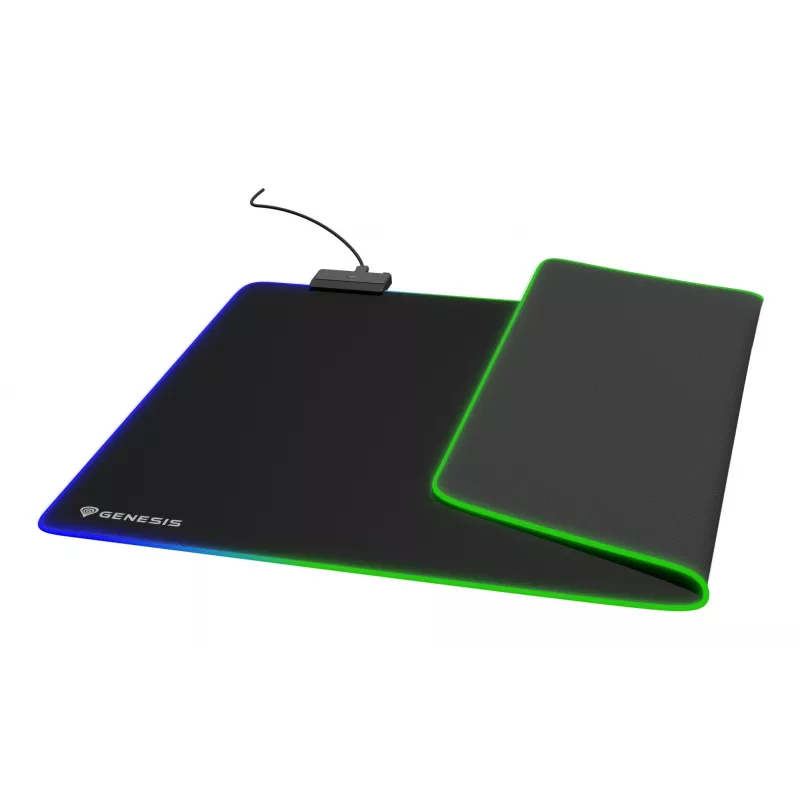 GENESIS Boron 500 XXL RGB herná podložka pod myš čierna