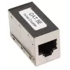 Intellinet inline spojka, Cat5e, FTP, modulárna, 8P8C konektor samica na 8P8C konektor samica, strieborná