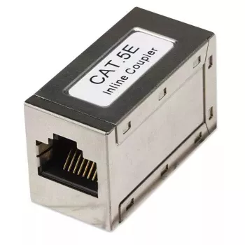 Intellinet inline spojka, Cat5e, FTP, modulárna, 8P8C konektor samica na 8P8C konektor samica, strieborná