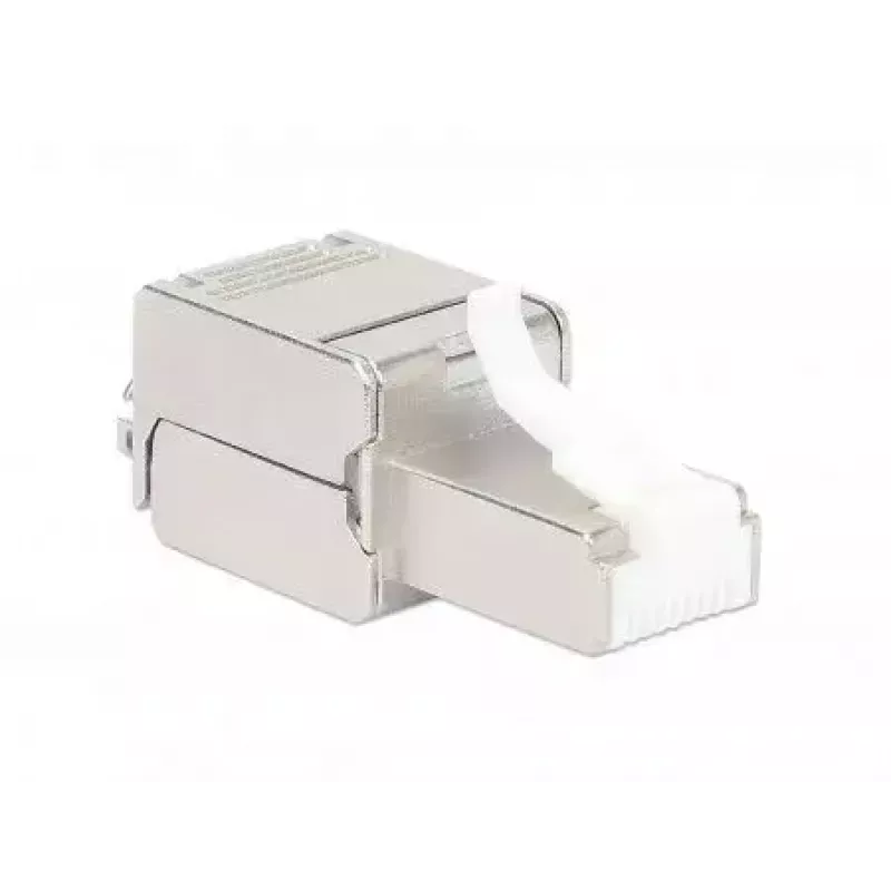 Intellinet Cat6a 10G tienený bez nástroja RJ45 modulárny konektor samec STP s pozlátenými kontaktmi