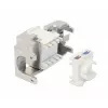 Intellinet Cat8.1 40G tienený bez nástroja Keystone jack RJ-45 strieborná
