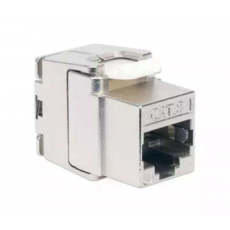 Intellinet Cat8.1 40G tienený bez nástroja Keystone jack RJ-45 strieborná