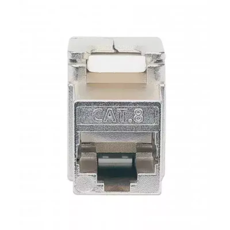Intellinet Cat8.1 40G tienený bez nástroja Keystone jack RJ-45 strieborná