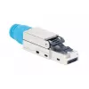 Intellinet Cat8.1 40G tienený bez nástroja RJ45 modulárny konektor samec modrý konektor samec