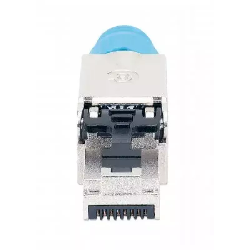 Intellinet Cat8.1 40G tienený bez nástroja RJ45 modulárny konektor samec modrý konektor samec