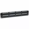 Intellinet patch panel, Cat6, UTP, 48-port, 2U, čierny