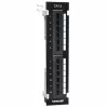 Intellinet Patch Panel, Cat6, nástenná montáž, UTP, 12 portov, čierny