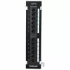 Intellinet Patch Panel, Cat6, nástenná montáž, UTP, 12 portov, čierny
