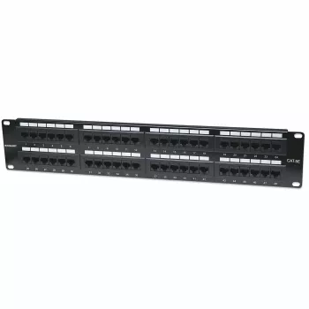Intellinet patch panel, Cat5e, UTP, 48-port, 2U, čierny